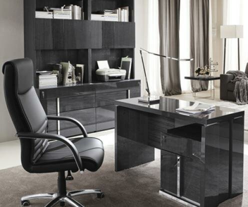 Psací stůl home office černý Alf Italia Monte Carlo
